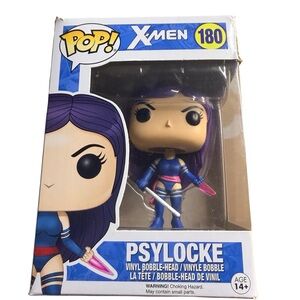 Funko X-Men Psylocke Pop Figure - Purple and Blue
